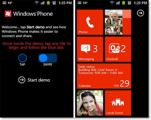 HOW TO : Get Windows Phone 7 On Android & iPhone